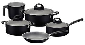 Conjunto De Panelas 5pc Antiaderente Preto Tramontina Conjunto De Panelas 5pc Antiaderente Preto Tramontina