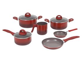 Conjunto de Panelas 6 Peças CL Smart Plus 4791/101 Vermelho Brinox