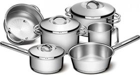 Conjunto De Panelas 6pc Inox Tramontina Solar Fundo Triplo