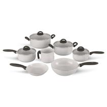Conjunto De Panelas 7 PCS Ceramic Life Suprema Vanilla - Brinox