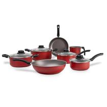 Conjunto De Panelas 7 Peças Ruby Brinox Vermelho