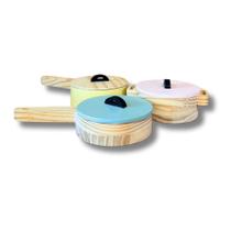 Conjunto de panelas - adorno em madeira Conjunto de panelas - adorno em madeira