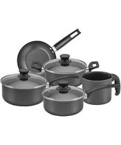 Conjunto de Panelas Alumínio 5 Peças Antiaderente Preto Maximum Stone Conjunto de Panelas Alumínio 5 Peças Antiaderente Preto Maximum Stone