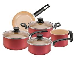 Conjunto de Panelas Antiaderente 5 peças Vermelho Panelux