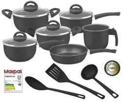 Conjunto de panelas antiaderente 9 peças marpal