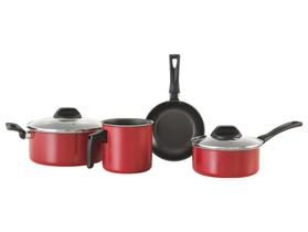 Conjunto de Panelas Brinox Garlic 7001/107 - Antiaderente 4 Peças