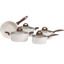 Conjunto de Panelas Brinox Smart Plus 5 Peças Revestimento Antiaderente Cerâmico