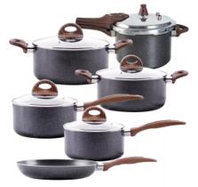 Conjunto De Panelas Brinox Smart Plus Granito 6 Pçs Indução