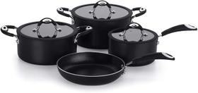 Conjunto de Panelas Caçarola 04 Peças Dom Preto Multiflon Conjunto de Panelas Caçarola 04 Peças Dom Preto Multiflon
