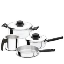 Conjunto de Panelas Cacarolas Polido Fortlar 4 pçs.