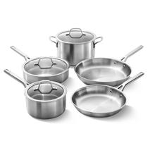 Conjunto de Panelas Calphalon em Aço Inoxidável 8 Peças Conjunto de Panelas Calphalon em Aço Inoxidável 8 Peças