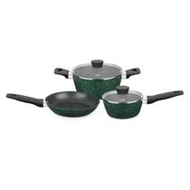 Conjunto de Panelas Carmela Garden 3 Peças MTA
