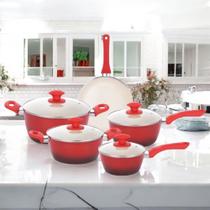 Conjunto de panelas ceramic 8 peças