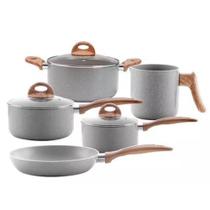 Conjunto De Panelas Ceramic Life Easy Brinox 5 Peças Conjunto De Panelas Ceramic Life Easy Brinox 5 Peças