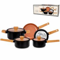 Conjunto De Panelas Cerâmica Antiaderente 5 Peças hauskraft Conjunto De Panelas Cerâmica Antiaderente 5 Peças hauskraft