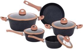 Conjunto de Panelas com Fundo de Indução Viena Black