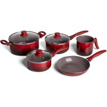 Conjunto de Panelas Cuisine em Alumínio com 5 Peças - Brinox Conjunto de Panelas Cuisine em Alumínio com 5 Peças - Brinox