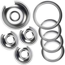 Conjunto de panelas de gotejamento com queimador de fogão, pacote com 4 unidades para a linha GE Hotpoint Electric