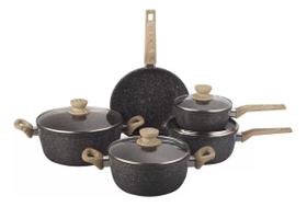 Conjunto de Panelas de Indução Edição Dark Grey Oster Marble