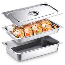 Conjunto de panelas de mesa a vapor Ferraycle, pacote com 3 unidades, tamanho completo com tampa