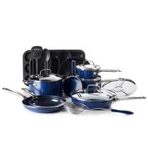 Conjunto de panelas e assadeiras Blue Diamond, 20 peças de cerâmica