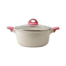 Conjunto De Panelas E Frigideiras De Cerâmica Antiaderente Com Tampa Protetores De Panela