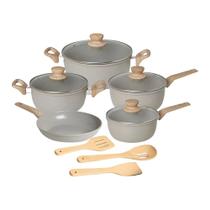 Conjunto de Panelas Fratelli Max Chef Wood 8 Peças Bege