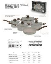 Conjunto De Panelas Fundo Triplo Indução Cerâmica 5 Pçs Mimo Conjunto De Panelas Fundo Triplo Indução Cerâmica 5 Pçs Mimo