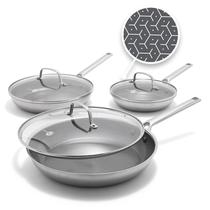 Conjunto de Panelas GreenPan Hybrid 20, 25, 30cm Cerâmica Antiaderente Conjunto de Panelas GreenPan Hybrid 20, 25, 30cm Cerâmica Antiaderente