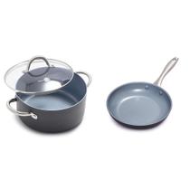 Conjunto de Panelas GreenPan Lima Caçarola 4,7L e Frigideira 20cm Conjunto de Panelas GreenPan Lima Caçarola 4,7L e Frigideira 20cm
