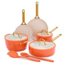 Conjunto de Panelas GreenPan Reserve Pro 10 Peças Cerâmica Laranja Conjunto de Panelas GreenPan Reserve Pro 10 Peças Cerâmica Laranja