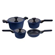 Conjunto de Panelas Hercules Azul 4 peças - Mundial (PA4000-4AZ)