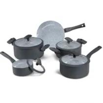 Conjunto de Panelas Hercules PA300-5PCZ - Antiaderente 5 Peças Cinza