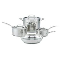 Conjunto de Panelas Ichefs Classic 4 Peças Aço Inox para Indução Prata Cuisinart Conjunto de Panelas Ichefs Classic 4 Peças Aço Inox para Indução Prata Cuisinart