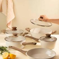 Conjunto De Panelas Indução Cerâmica Fundo Triplo 6 Peças Mimo Style