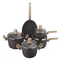 Conjunto de Panelas Indução Edition Dark Grey Oster Marble