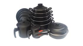 conjunto de panelas leiteiras frigideiras 9 peças conjunto de panelas leiteiras frigideiras 9 peças