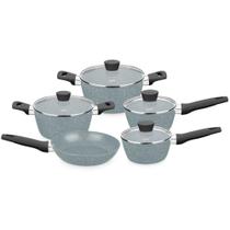 Conjunto de Panelas MTA Ceramic-Flon Carmela 5 Peças Alumínio