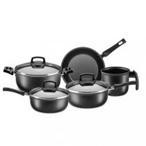 Conjunto de Panelas MTA Safira Cristal 5 Peças Tampa de Vidro