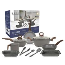 Conjunto de Panelas Neuhaus 10 Peças Smart Ceramic, Antiaderente com Utensílios Premium