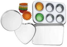 Conjunto de panelas Quadrapoint Deluxe compatível com forno Easy Bake Conjunto de panelas Quadrapoint Deluxe compatível com forno Easy Bake
