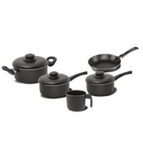 Conjunto de Panelas Ramos 5pçs Siempra Black Antiaderente - Ramos Aluminio