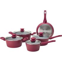 Conjunto de Panelas Rubi Cook 5 Pçs Cerâmico Indução Mimo Style