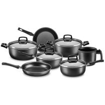 Conjunto de Panelas Safira MTA 7 Peças Antiaderente Grafite