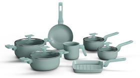 Conjunto De Panelas Sartin Cook 7 Peças Cerâmica Mimo Style