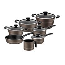 Conjunto de panelas sicília 7 peças em alumínio com antiaderente starflon excellent - Tramontina Conjunto de panelas sicília 7 peças em alumínio com antiaderente starflon excellent - Tramontina