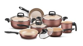 Conjunto De Panelas Supra Florence Antiaderente Azul 7 Peças Conjunto De Panelas Supra Florence Antiaderente Azul 7 Peças