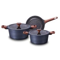 Conjunto de Panelas Titanium 3 Peças Revestimento Cerâmico Conjunto de Panelas Titanium 3 Peças Revestimento Cerâmico