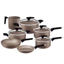 Conjunto de Panelas Tramontina 28599/462 Milazzo 7 Peças em Alumínio Revestimento Antiaderente Conjunto de Panelas Tramontina 28599/462 Milazzo 7 Peças em Alumínio Revestimento Antiaderente