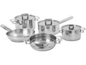 Conjunto de Panelas Tramontina Brava 65400/043 - Inox 5 Peças Fundo Triplo